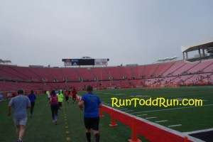 You mean we have to run AROUND the field?